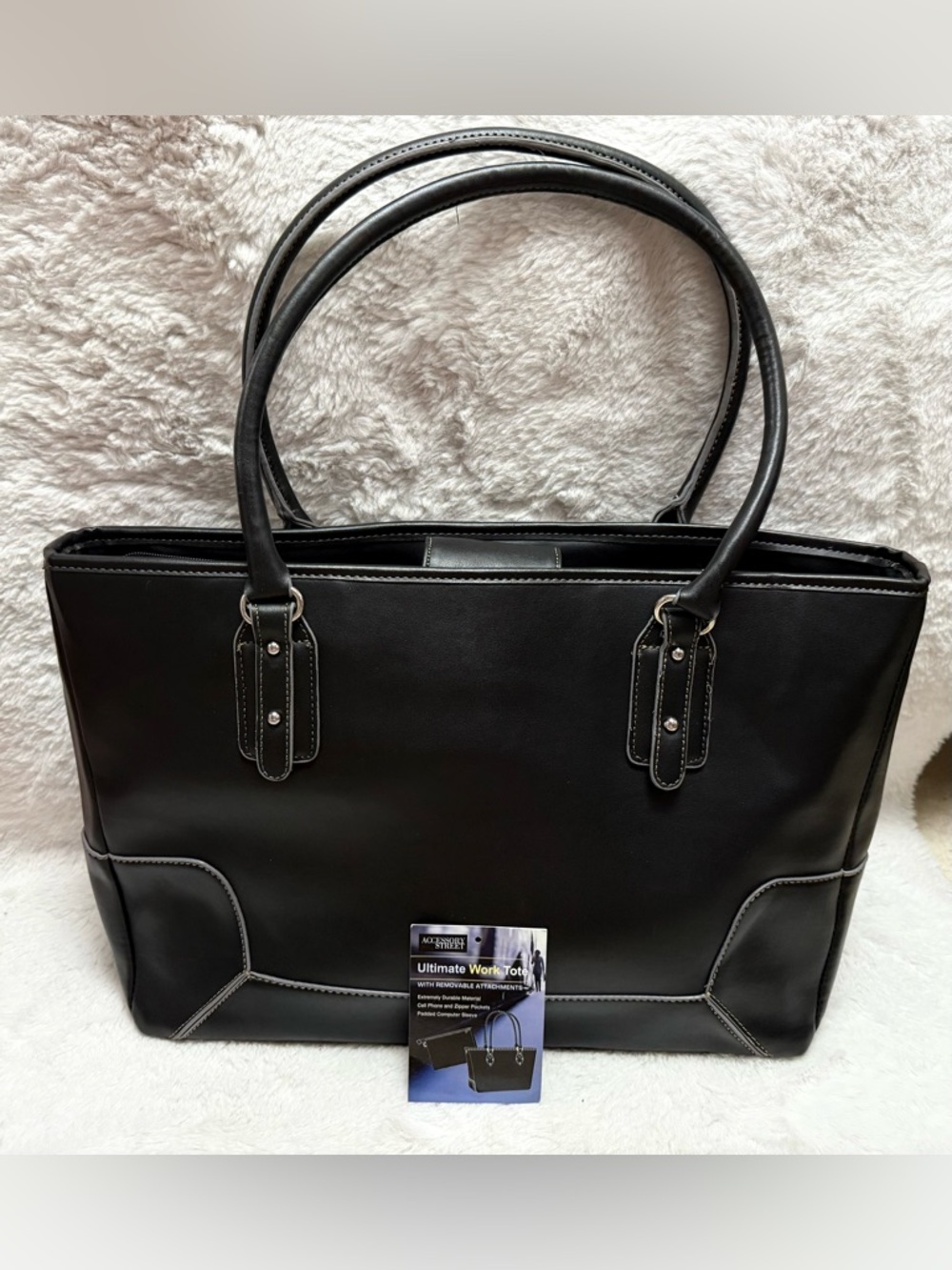 Ultimate Work Tote Black Tote Bag